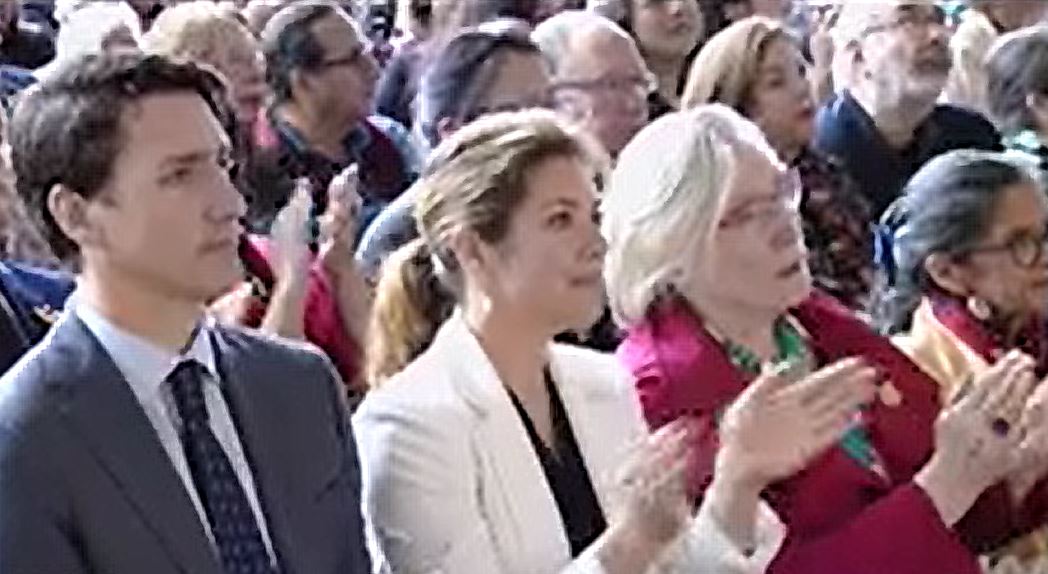 Trudeau Sophie and Carolyn Bennett