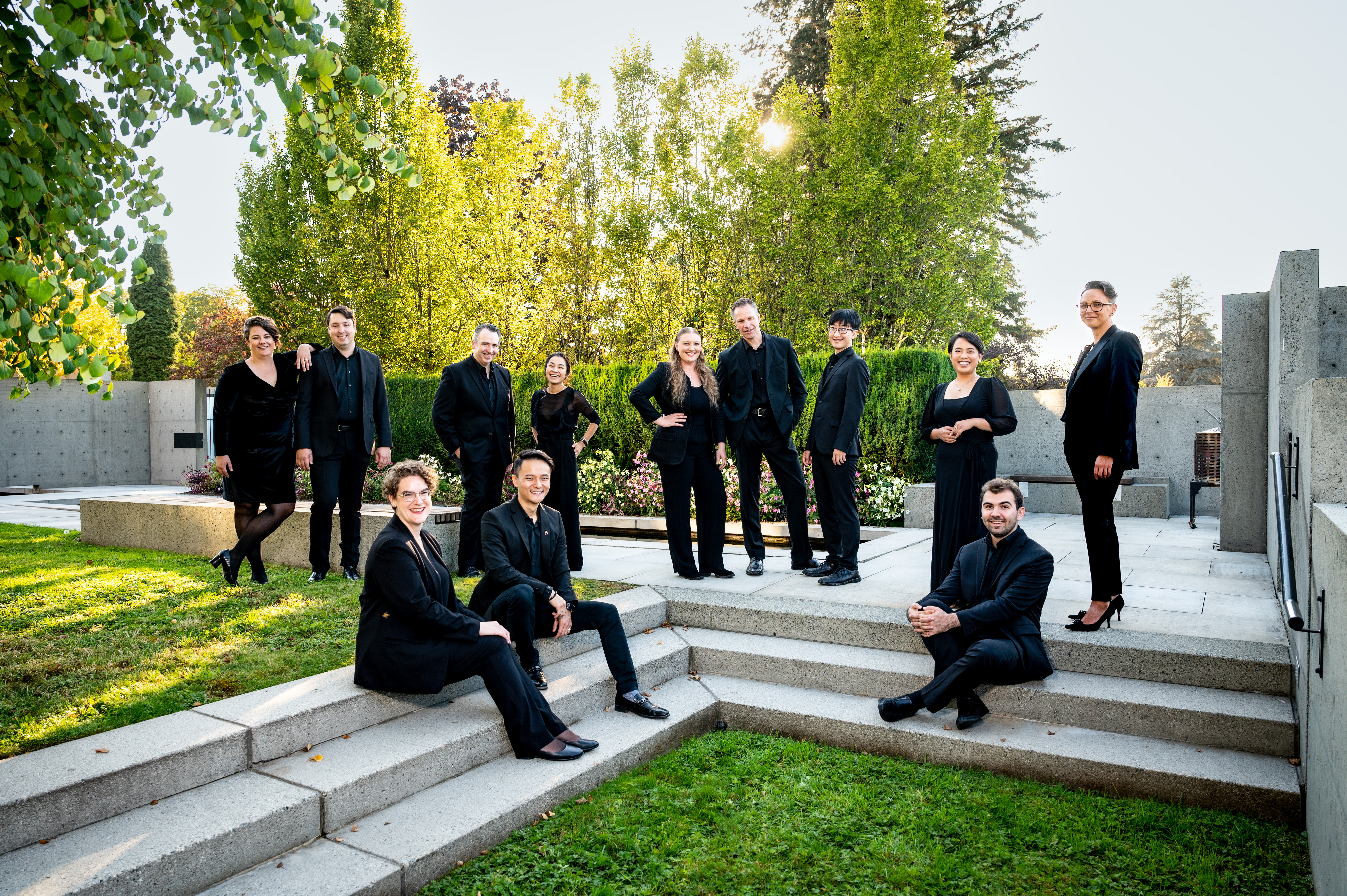 musica intima is a 12-person choral group. 