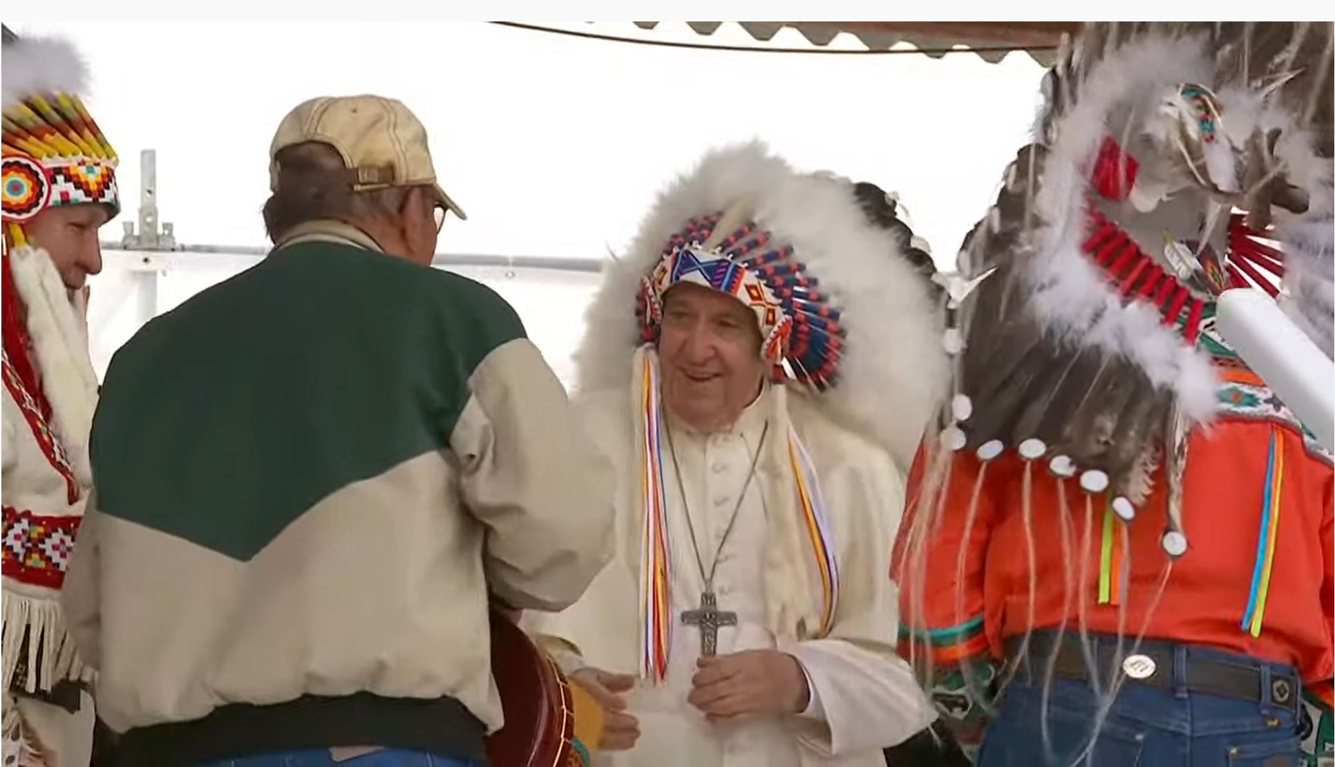 Pope Francis headdress