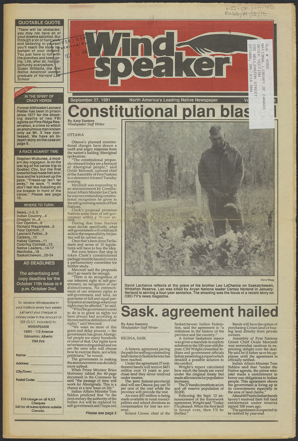 September 27, 1991 