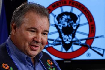 Manitoba Metis President, David Chartrand 
