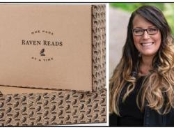 Raven Reads box with founder Nicole McLaren