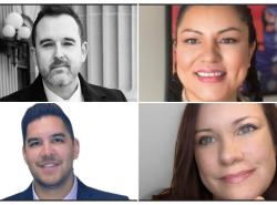 Four photos of Alberta election candiates.