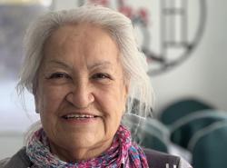 Grandmother Isabelle Meawasige, Bear Clan, Serpent River First Nation.
