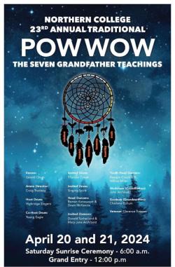 Northern College powwow poster