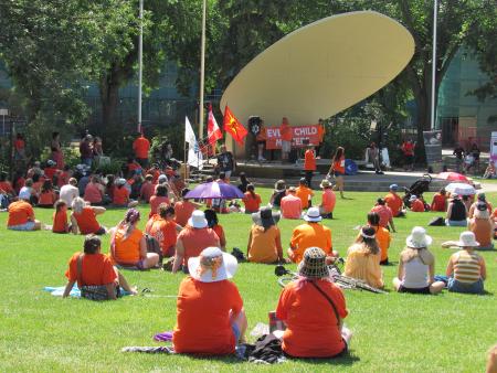 Every Child Matters Rally July 1, Edmonton 3