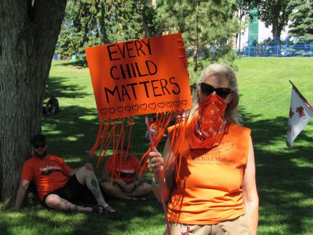 Every Child Matters Rally July 1, Edmonton 6