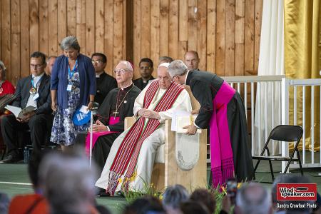 Pope Francis at Lac Ste. Anne Photo 21