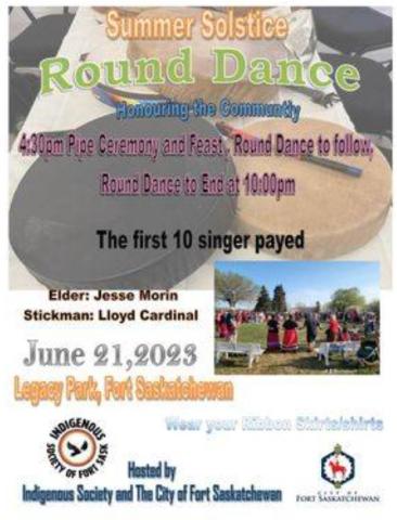 Summer Solstice Round Dance poster